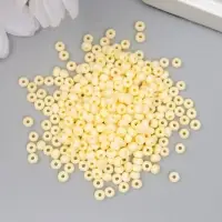 Бисер стекло 8/0 "Маршмеллоу. Матовый. Тёмно-жёлтый" 10 гр