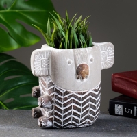 Кашпо - ваза "Коала" 15х10х15см Кашпо - ваза "Коала" 15х10х15см