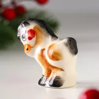 Сувенир Жеребенок Пупс Саша, 5х5 см, гжель, цвет