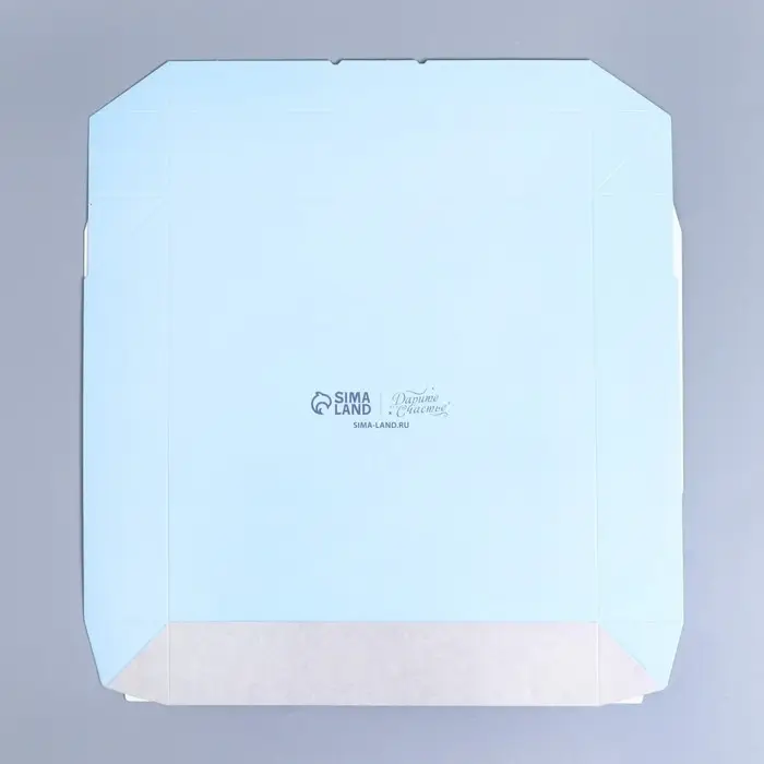 Коробка складная &laquo;Новогодний венок&raquo;, 20 х 20 х 4 см