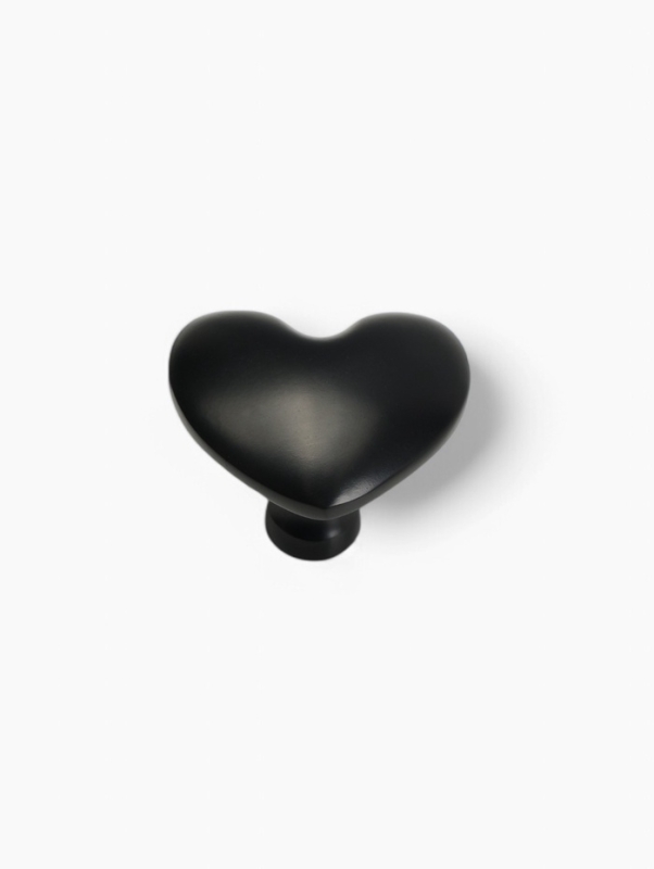 Ручка-кнопка CAPPIO HEART, цвет черный