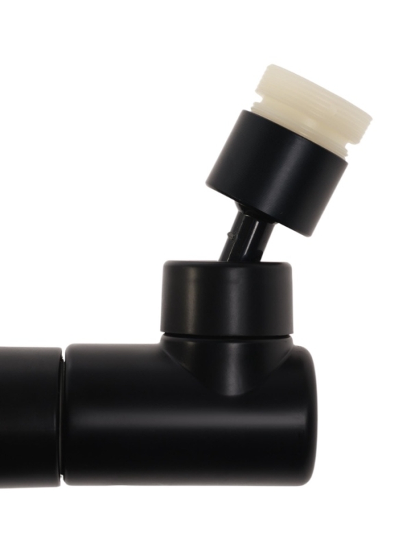 Аэратор ZEIN, 4 режима, повортный, универсальный переходник, черный Аэратор ZEIN, 4 режима, повортный, универсальный переходник, черный