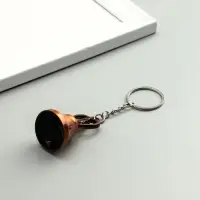 Брелок металл "Колокольчик - влюблённые в сердце" МИКС 4,9х2,8х2,8 см