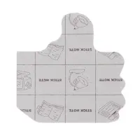 Блок с липким краем, &laquo;Фигурки&raquo;, флуоресцентный, 30 листов, МИКС