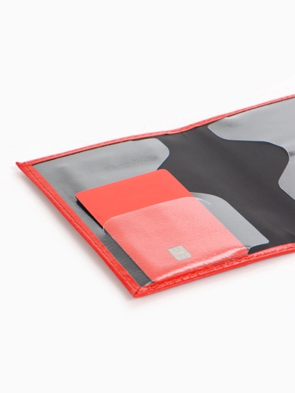 Обложка для паспорта, цвет красный