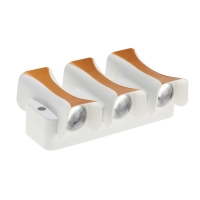 Светильник фасадный &laquo;Элегант&raquo;, FSD-042, 6 Вт, 3000К, 3 луча, IP65, 220 В, пластик, белый