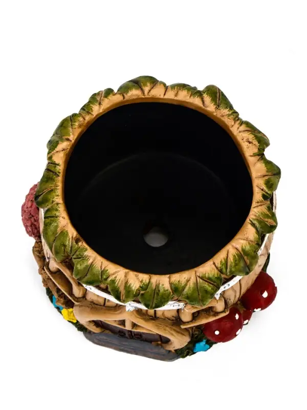 Кашпо "Домик рельеф" 10 х 10 х 8 см