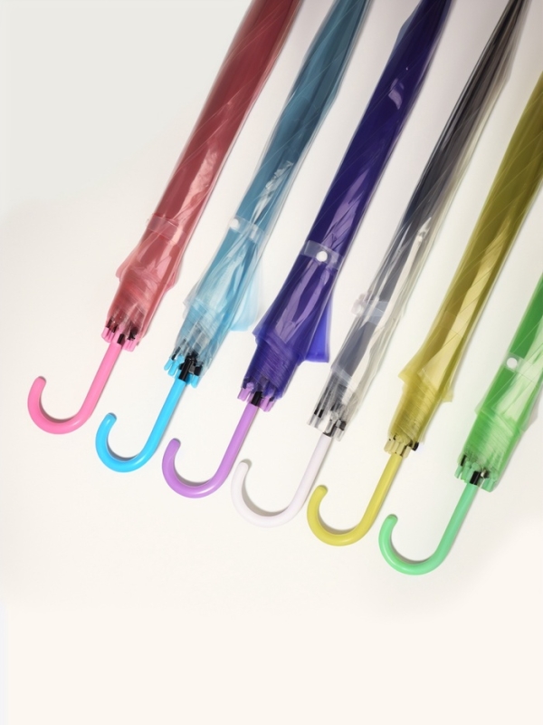 Зонт - трость полуавтоматический, 8 спиц, R = 46/55 см, D = 110 см, цвет МИКС