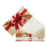 Конверт для денег &laquo;Бант&raquo;, 16&times;8 см