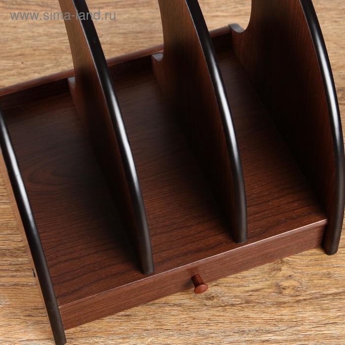 Органайзер вертикальный, 3 секции, с выдв ящиком, 26*26*24см Органайзер вертикальный, 3 секции, с выдв ящиком, 26*26*24см