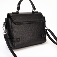 Сумка женская, 22*11*17, отд на молнии, длин ремень, черный Сумка женская, 22*11*17, отд на молнии, длин ремень, черный