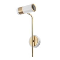 Бра "Техно" Е27 40Вт золото-белый 21х10х38см