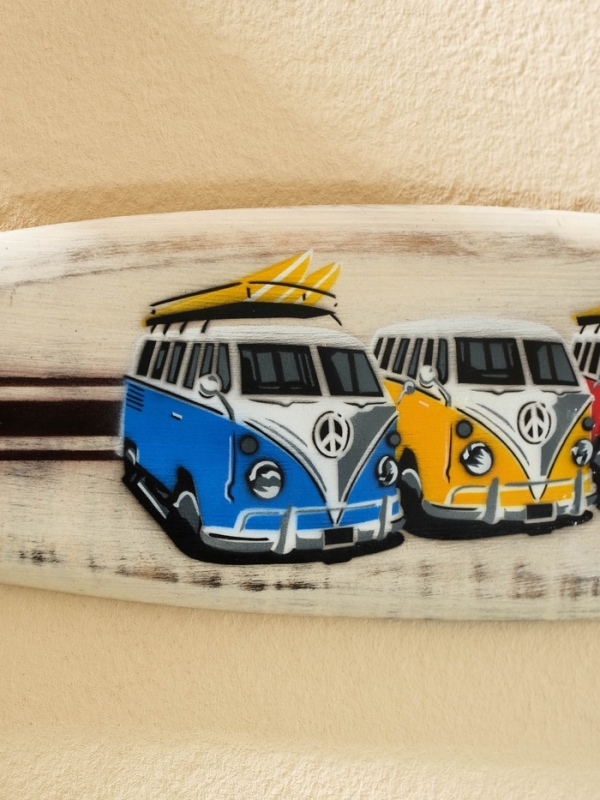 Панно Панно "Доска для сёрфа "Три Сплитти" дерево 40х11 см