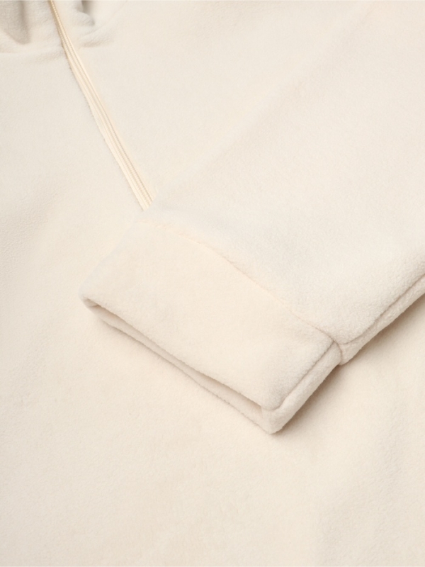 Костюм женский (анорак и брюки) MINAKU: Fleece Soft, цвет бежевый, р-р 44