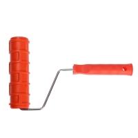 Валик декоративный ТУНДРА, резиновый, "кирпич плоский", рукоятка d=6 мм, 180 мм