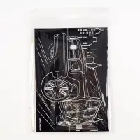 Гравюра детская &laquo;Крутые машины&raquo;, 2 шт., 10&times;15 см