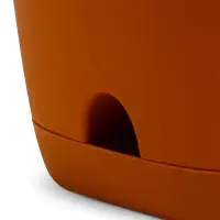 Кашпо с прикорневым поливом 2 л  D-14,5см, H-15см карамель "Гранд"