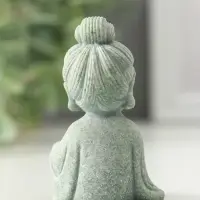 Сувенир песчаник "Маленькая Гуаньинь" 3,5х4,5х7 см