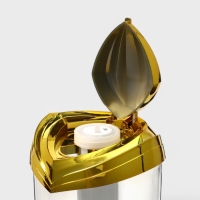 Башня пивная &laquo;Вавилон голд&raquo;, 3 л, ёмкость для льда, подсветка, пластик, золотистый