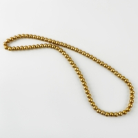 Бусины из стекла, набор 78 шт., размер 1 шт. &mdash; 10 мм, цвет жёлтое золото