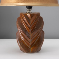 Настольная лампа с абажуром RISALUX &laquo;Гринда&raquo;, Е14, 40 Вт, 22.5&times;22.5&times;32 см