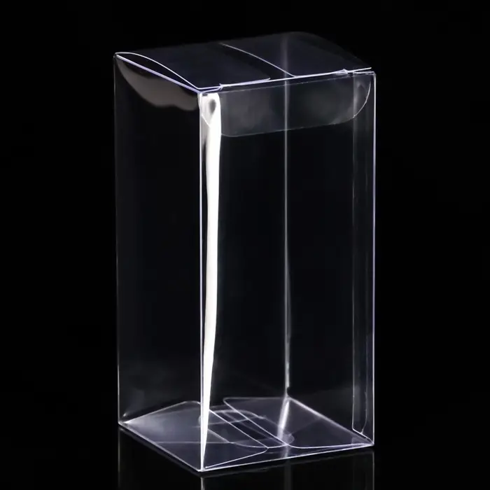 Складная прозрачная коробка из PVC, для упаковки подарков, 5&times;5&times;10 см