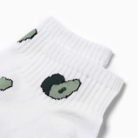 Носки женские "Авокадо",  цвет белый, р-р 25