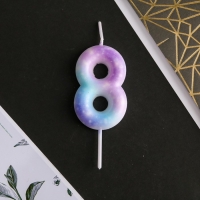 Свеча для торта, цифра &laquo;8&raquo;, 5,5 х 8 см