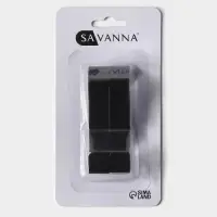 Крючки надверные SAVANNA Black Loft, 2 шт, металл, 5&times;6.5&times;1.5 см, чёрные