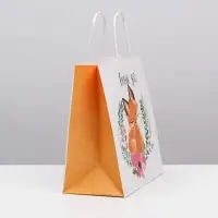 Пакет подарочный, упаковка, &laquo;Благодарю&raquo;, 22 х 22 х 11 см