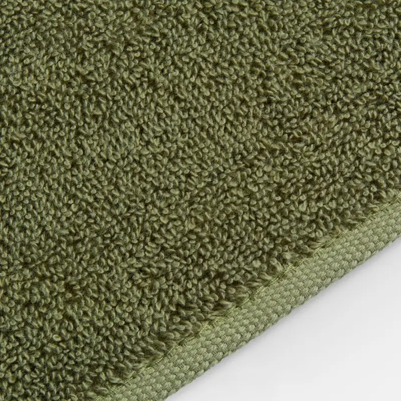 Полотенце махровое Terrychic, среднее, зеленое