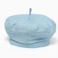 Берет джинсовый, р-р 56см