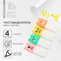 Набор текстовыделителей &laquo;Fantastic pandastic&raquo;, МИКС 4 штуки.