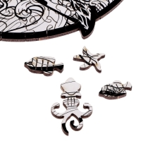 Пазл деревянный фигурный &laquo;Сила океана&raquo;, 105 элементов