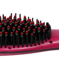 Стайлер Galaxy LINE GL 4635, 50 Вт, керамическое покрытие, до 230 &deg;C, розово-чёрный