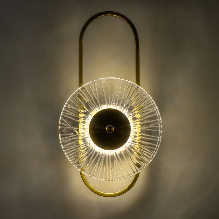 Бра "Дасти" LED 12Вт 3000К золото 20х5х36см