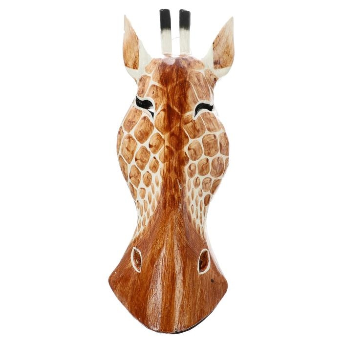 Маска дерево "Жираф" 30х11х4,5 см