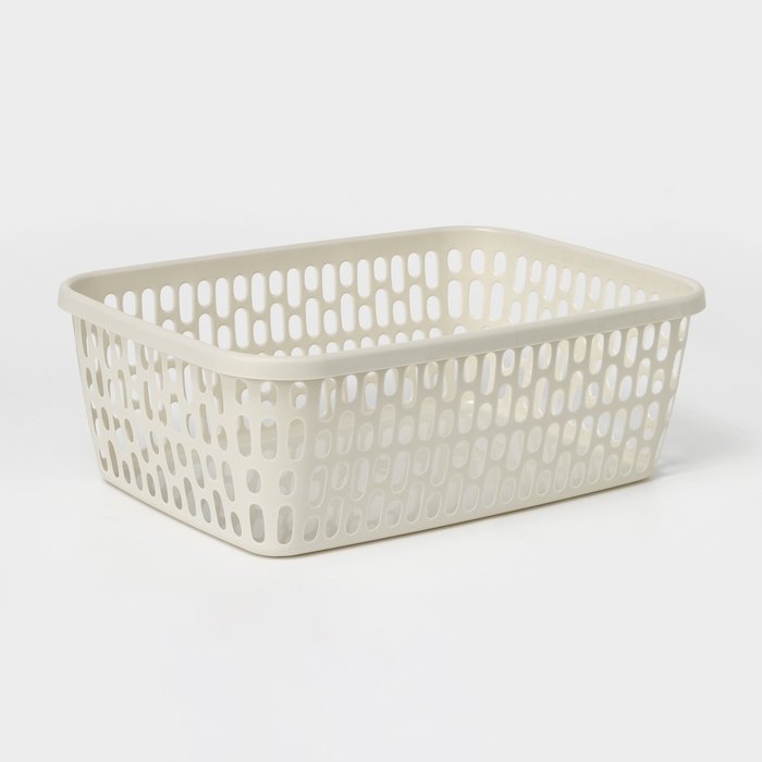 Корзина для хранения, 35&times;25&times;12 см, цвет МИКС