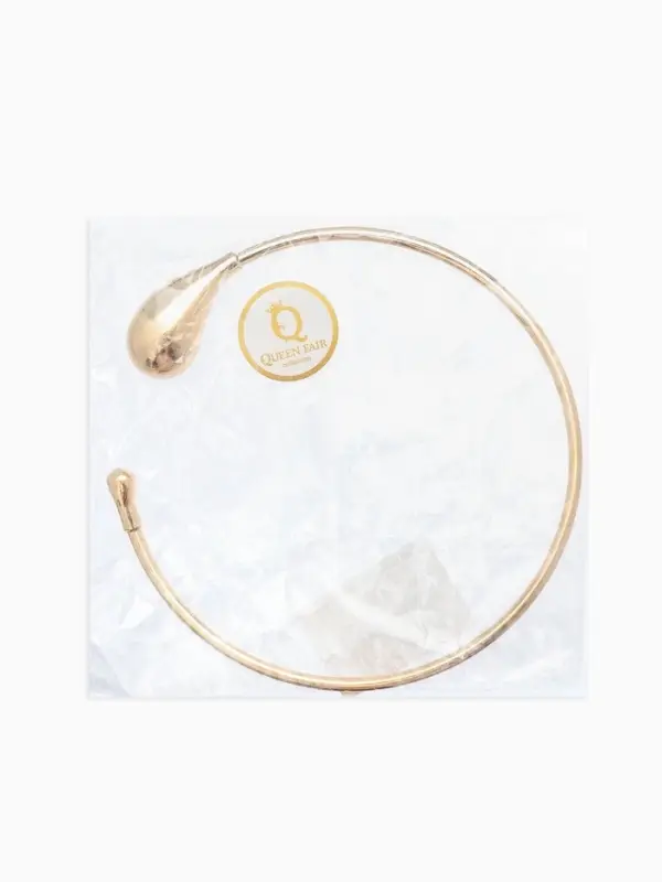 Колье-Чокер "Капли БО", цвет золото