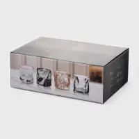 Набор стаканов "IceBar.Gold" 6 шт, 250 мл, золотой обод