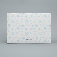 Коробка складная на 6 капкейков с окном &laquo;Веселого Нового года&raquo;, 25 х 17 х 10 см, Новый год