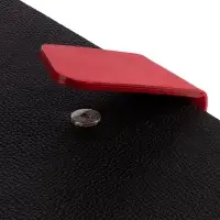 Ежедневник Boom, недатированный, черный с красным