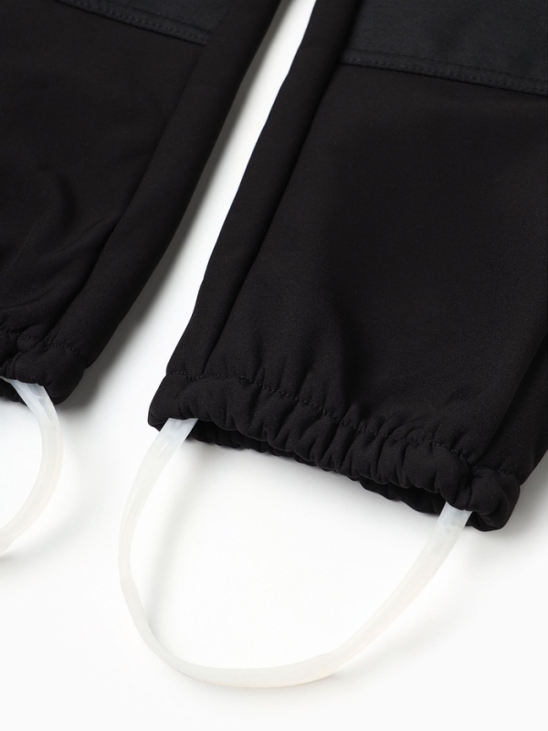 Комбинезон демисезонный для мальчиков MINAKU из Softshell на флисе, непромокаемый, чёрный, рост 98 см