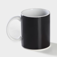 Кружка-хамелеон керамическая Доляна &laquo;Джойстик&raquo;, 350 мл, цвет чёрный