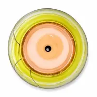 Набор горшков цветочный поддоном 4 шт 0,4 / 1 / 2,5 / 5 л керамика, Тропики