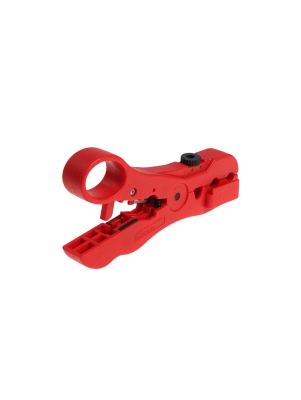 Стриппер ТУНДРА, для зачистки и обрезки витой пары, коаксиального кабеля RG-59/6/7/11