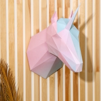 Набор для создания полигональной фигуры «Единорог», 32.5 х 44 см Набор для создания полигональной фигуры «Единорог», 32.5 х 44 см