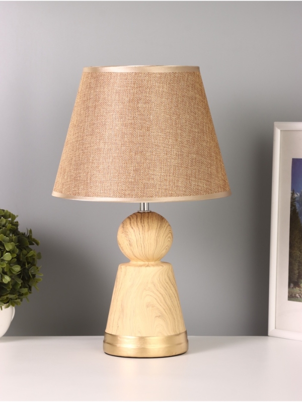 Лампа настольная "Мудрость" 1х40Вт Е27 бежевый 25х25х39,5см МОДЕЛЬ: