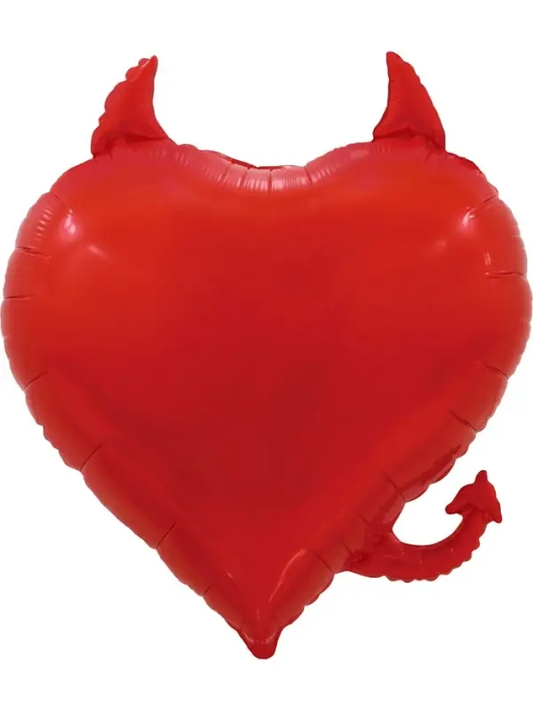 Воздушный шар фольгированный 30" &laquo;Сердце, Чертенок&raquo;