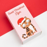 Набор новогодних носков Крошка Я &laquo;Тигруля&raquo;, 4 пары, 12-14 см